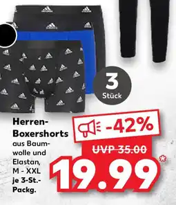 Kaufland adidas Herren- Boxershorts Angebot