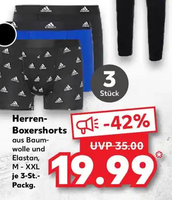 Kaufland adidas Herren- Boxershorts Angebot