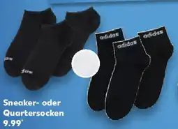 Kaufland adidas Sneaker- oder Quartersocken Angebot