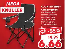 Kaufland COUNTRYSIDE Campingstuhl Angebot
