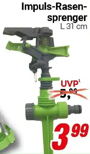 CENTERSHOP Impuls-Rasensprenger L 31 cm Angebot