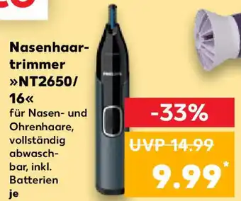Kaufland Nasenhaar- trimmer NT2650/16 Angebot