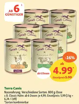 Fressnapf Terra Canis Nassnahrung. Angebot