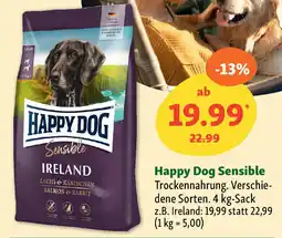 Fressnapf Happy Dog Sensible Trockennahrung. Angebot