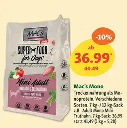 Fressnapf Mac's Mono Trockennahrung Angebot