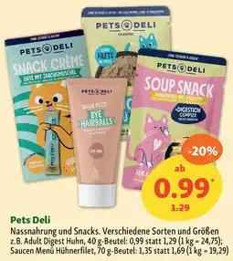 Fressnapf Pets Deli Nassnahrung und Snacks. Angebot