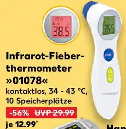 Kaufland Infrarot-Fieber- thermometer 01078 Angebot