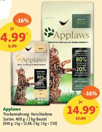 Fressnapf Applaws Trockennahrung. Angebot