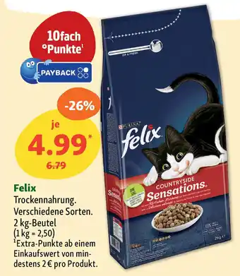 Fressnapf Felix Trockennahrung. Angebot