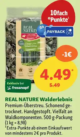 Fressnapf REAL NATURE Walderlebnis Premium-Überstreu. Angebot