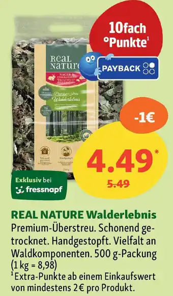 Fressnapf REAL NATURE Walderlebnis Premium-Überstreu. Angebot