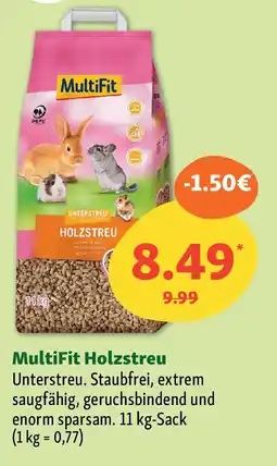 Fressnapf MultiFit Holzstreu Unterstreu. Angebot