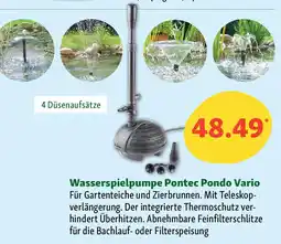 Fressnapf Wasserspielpumpe Pontec Pondo Vario Angebot