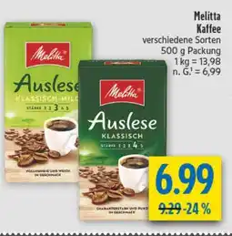diska Melitta Kaffee Angebot