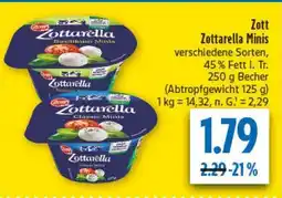 diska Zott Zottarella Minis Angebot