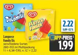 diska Langnese Family Eis Angebot