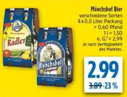 diska Mönchshof Bier Angebot