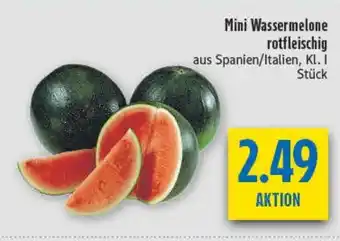 diska Mini Wassermelone rotfleischig Angebot