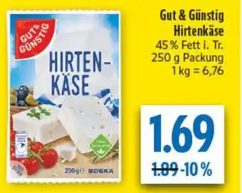diska Gut & Günstig Hirtenkäse Angebot