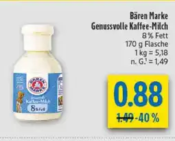 diska Bären Marke Genussvolle Kaffee-Milch Angebot
