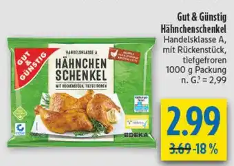 diska Gut & Günstig Hähnchenschenkel Angebot