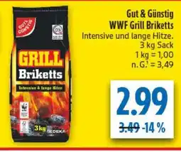 diska Gut & Günstig WWF Grill Briketts Angebot