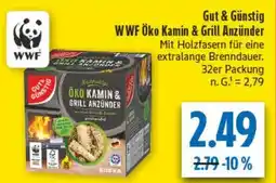 diska Gut & Günstig WWF Öko Kamin & Grill Anzünder Angebot