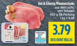 diska Gut & Günstig Minutensteaks Angebot