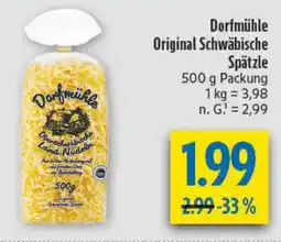 diska Dorfmühle Original Schwäbische Spätzle Angebot