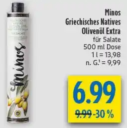 diska minos Griechisches Natives Olivenöl Extra Angebot