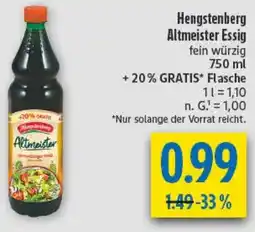 diska Hengstenberg Altmeister Essig Angebot