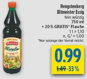 diska Hengstenberg Altmeister Essig Angebot