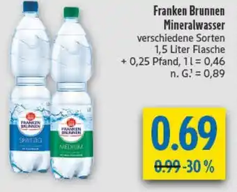diska Franken Brunnen Mineralwasser Angebot