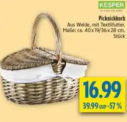 diska KESPER Picknickkorb Angebot