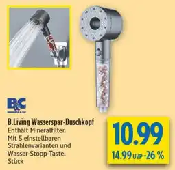 diska B&C B.Living Wasserspar-Duschkopf Angebot