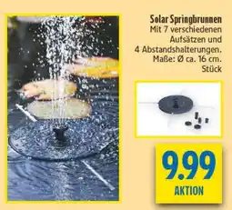 diska Solar Springbrunnen Angebot