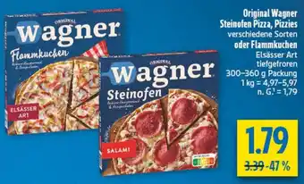 diska Original Wagner Steinofen Pizza, Pizzies oder Flammkuchen Angebot