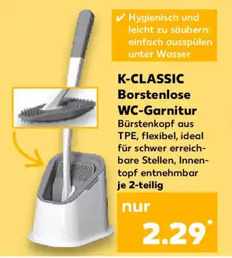 Kaufland K-CLASSIC Borstenlose WC-Garnitur Angebot