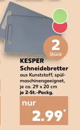 Kaufland KESPER Schneidebretter Angebot