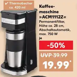 Kaufland Kaffee- maschine ACM1112Z Angebot