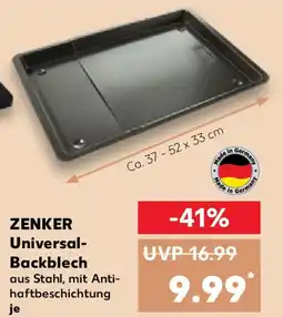 Kaufland ZENKER Universal- Backblech Angebot