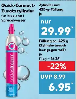 Kaufland sodastream Quick-Connect- Zusatzzylinder mit Angebot