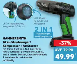 Kaufland HAMMERSMITH Akku-Staubsauger/ Kompressor AirStorm Angebot