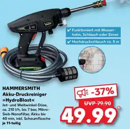 Kaufland HAMMERSMITH Akku-Druckreiniger HydroBlast Angebot