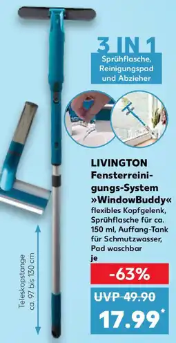 Kaufland LIVINGTON Fensterreini- gungs-System WindowBuddy Angebot
