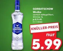 Kaufland GORBATSCHOW Wodka Angebot