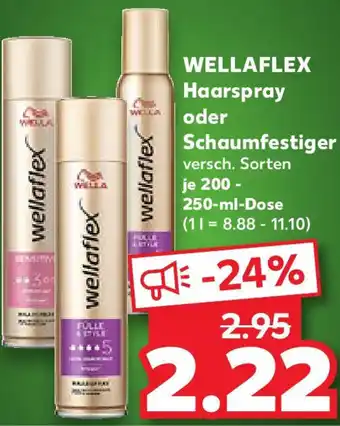Kaufland WELLAFLEX Haarspray oder Schaumfestiger Angebot