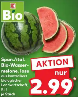 Kaufland Span./ital. Bio-Wasser- melone, lose Angebot