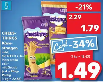 Kaufland CHEES- TRINGS Käse- stangen Angebot