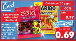 Kaufland HARIBO Fruchtgummis oder Lakritze Angebot